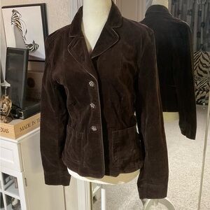 Brown Velvet Women's Jacket
